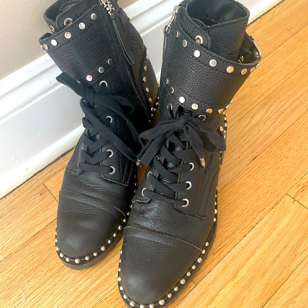 Jennifer Studded Combat Boot SAM EDELMAN (WOMENS)